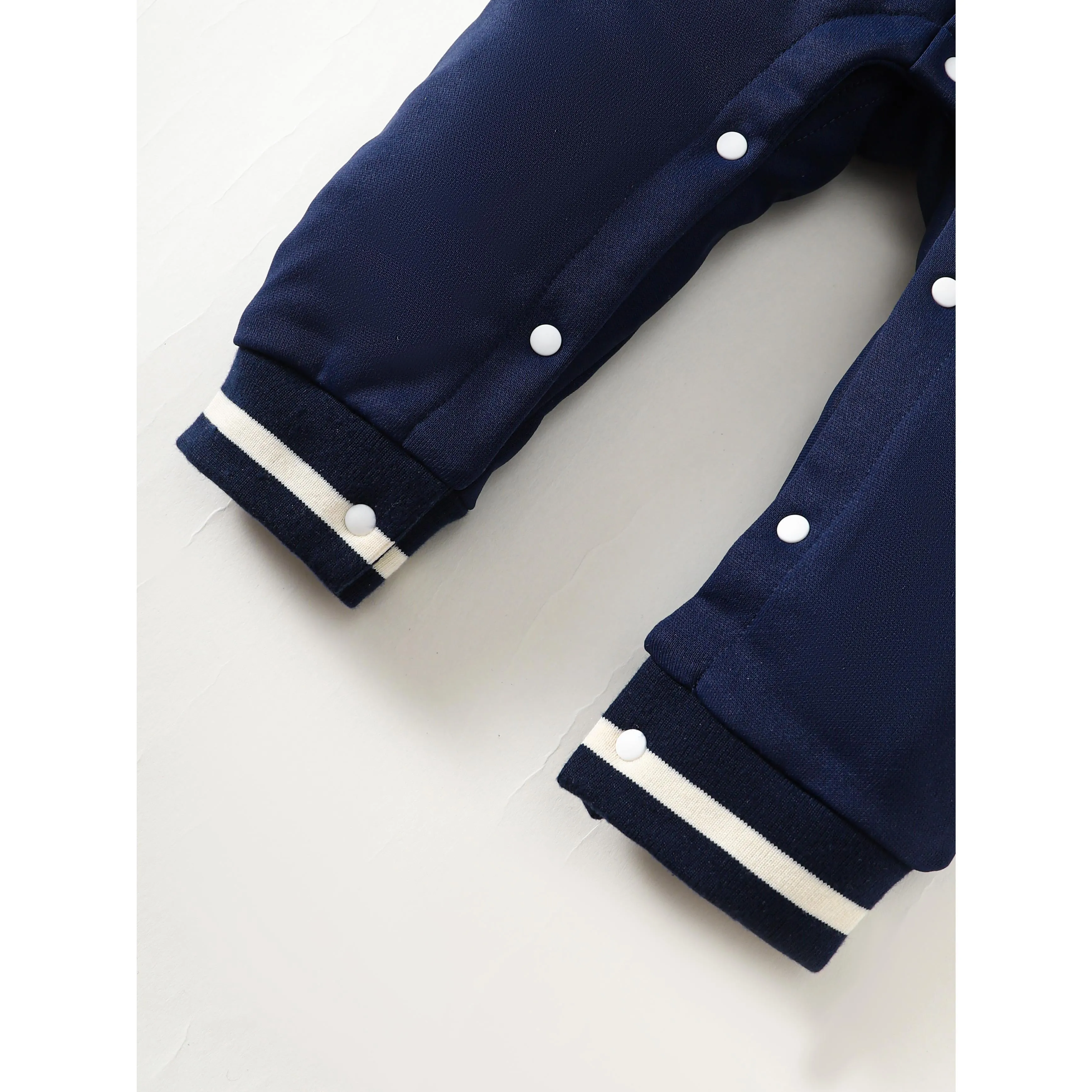 1-18M Baby Boys Romper Blue Baseball Long Sleeve Jumpsuit Baby Bodysuit Wholesale Baby Clothes Catpapa 462307180