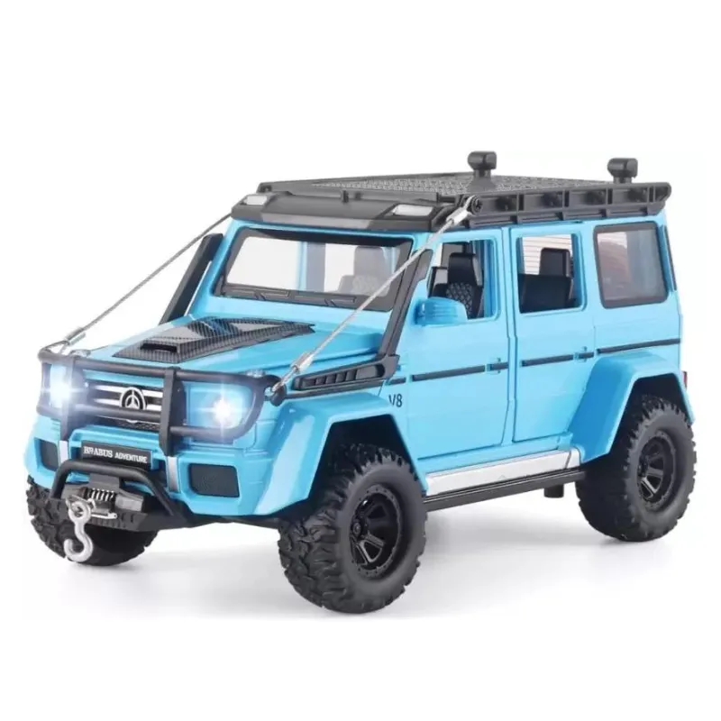 1:24 Toy Cars Model Zinc Alloy Pull Back Car Resembling Mercedes Brabus With Light & Sound (Pack of 1)