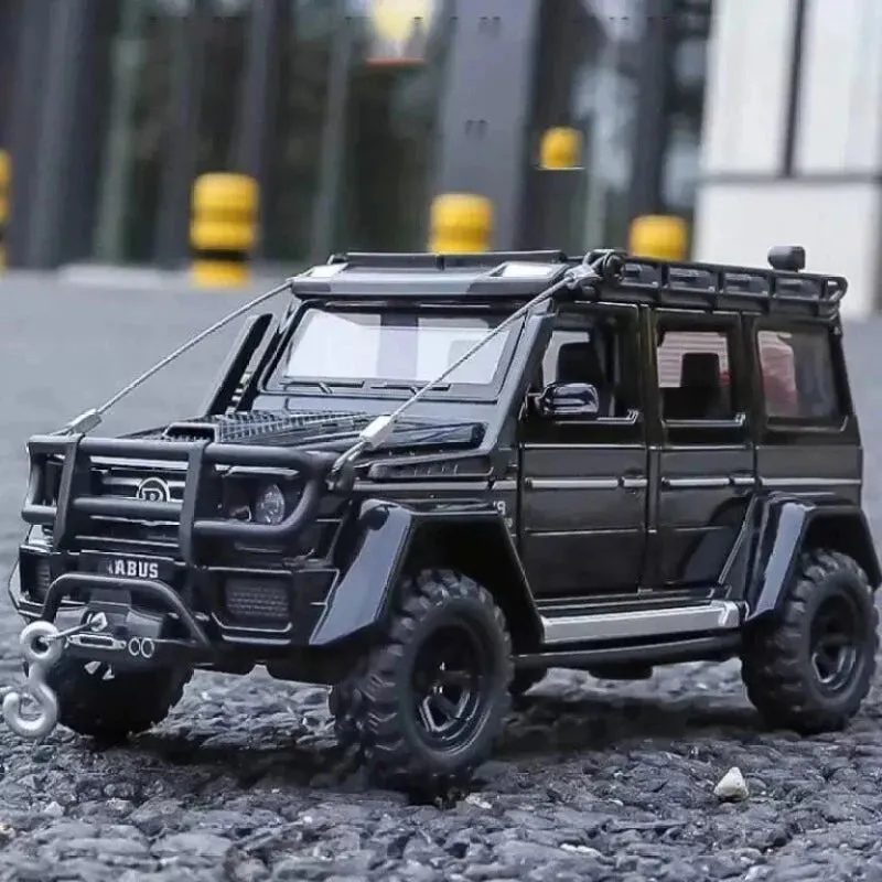 1:24 Toy Cars Model Zinc Alloy Pull Back Car Resembling Mercedes Brabus With Light & Sound (Pack of 1)