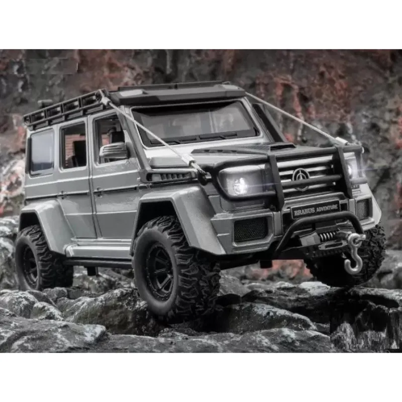 1:24 Toy Cars Model Zinc Alloy Pull Back Car Resembling Mercedes Brabus With Light & Sound (Pack of 1)