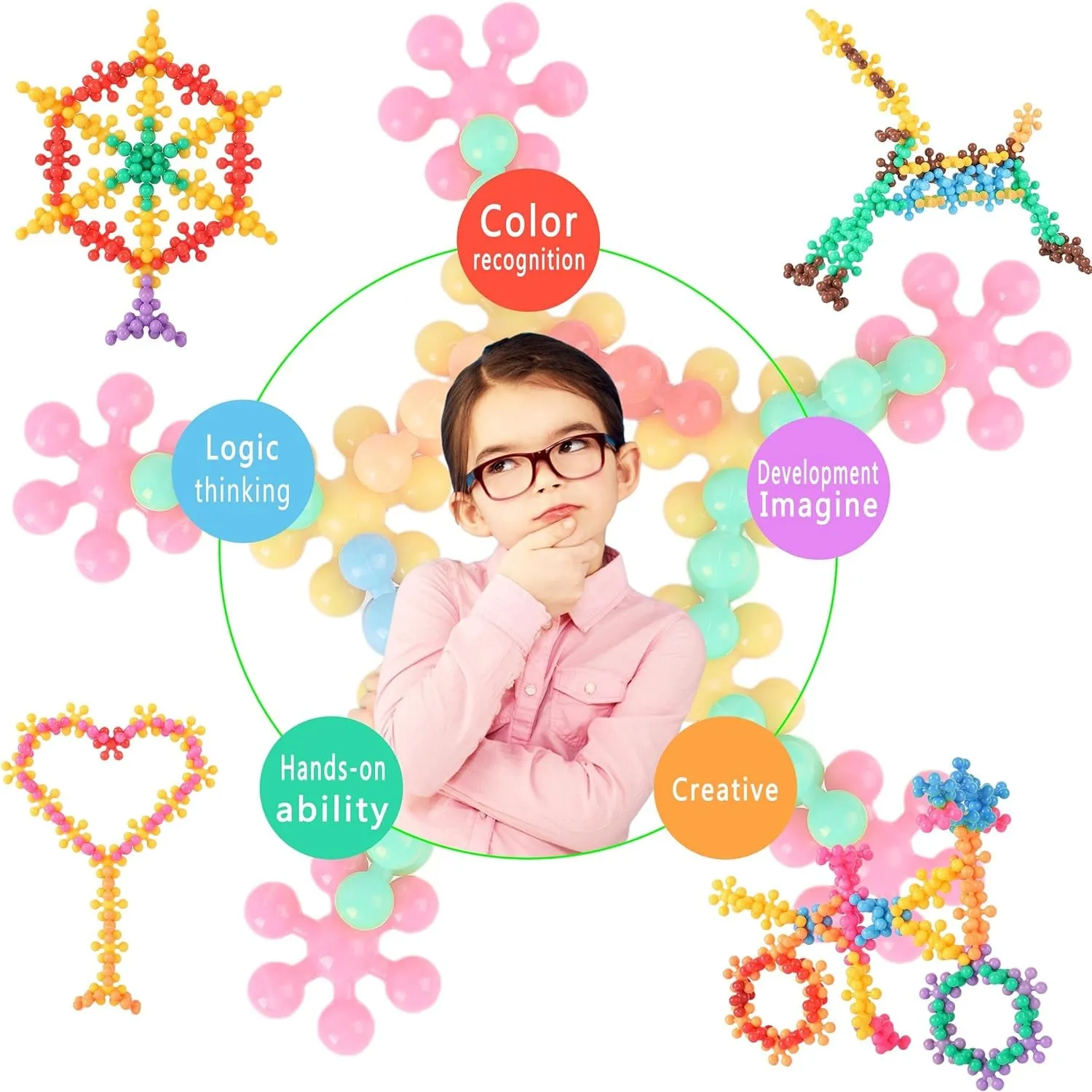 200-Piece STEM Building Blocks for Kids – Educational & Safe Creative Toy