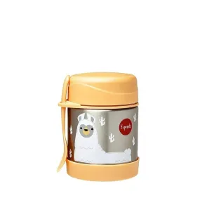 3 Sprouts - Stainless Steel Food Jar, Llama