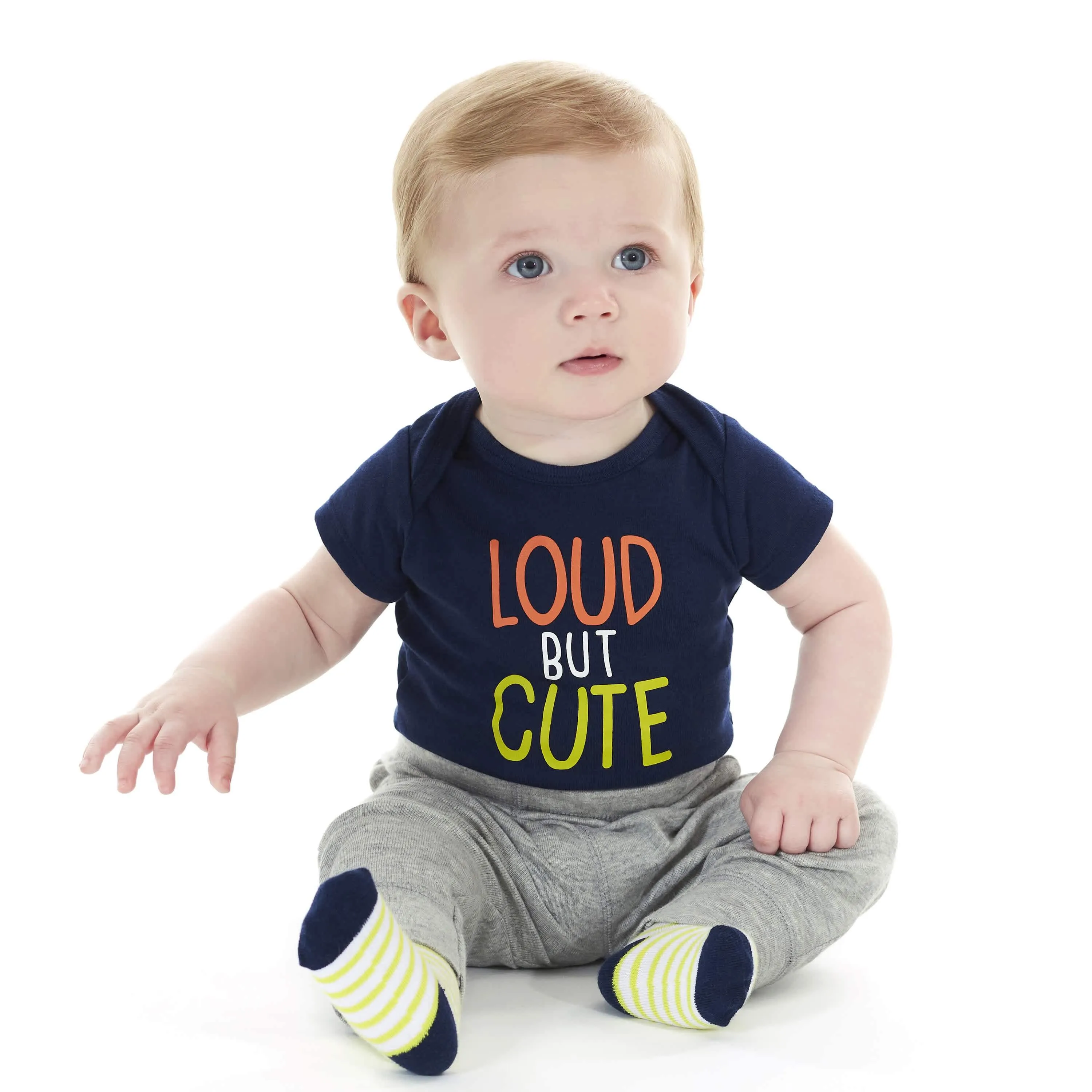 6-Piece Baby Boys Stripes Onesies® Brand Bodysuits & Sleep 'n Plays Set