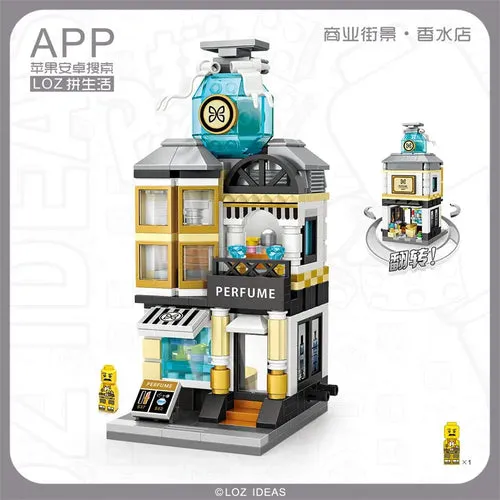 Adorable Mini Street Store Building Blocks - Educational Fun for Kids