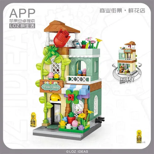 Adorable Mini Street Store Building Blocks - Educational Fun for Kids
