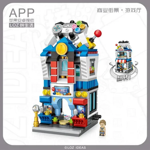 Adorable Mini Street Store Building Blocks - Educational Fun for Kids