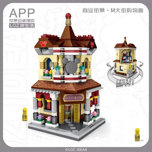 Adorable Mini Street Store Building Blocks - Educational Fun for Kids