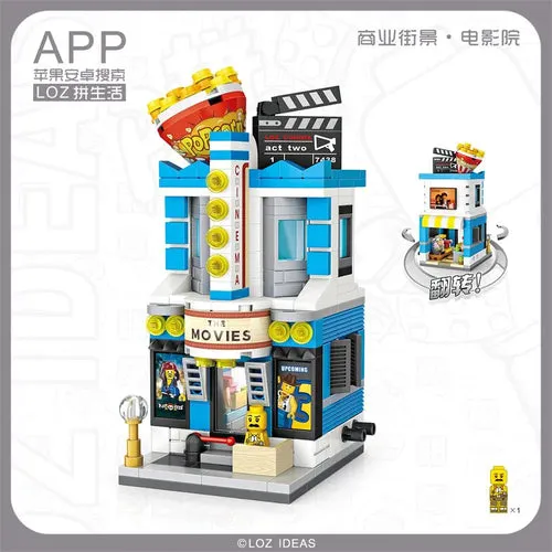 Adorable Mini Street Store Building Blocks - Educational Fun for Kids
