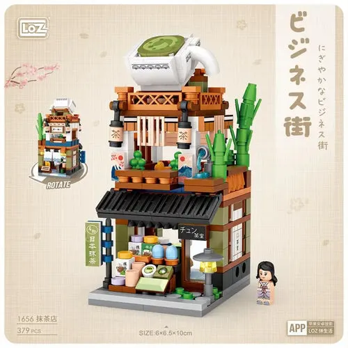 Adorable Mini Street Store Building Blocks - Educational Fun for Kids