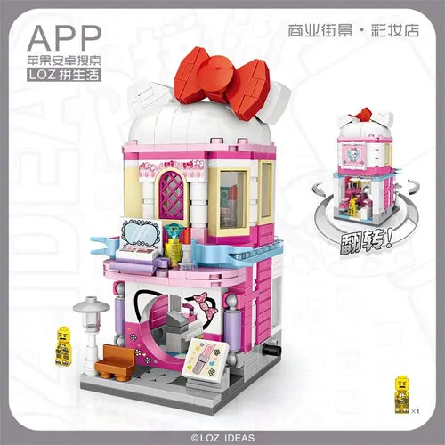 Adorable Mini Street Store Building Blocks - Educational Fun for Kids