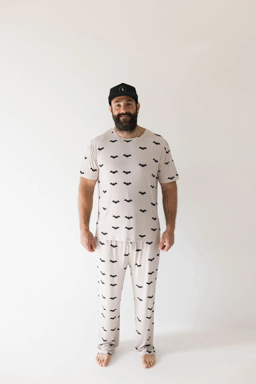 Adult Bamboo Short Sleeve Pajamas | It's Bats!