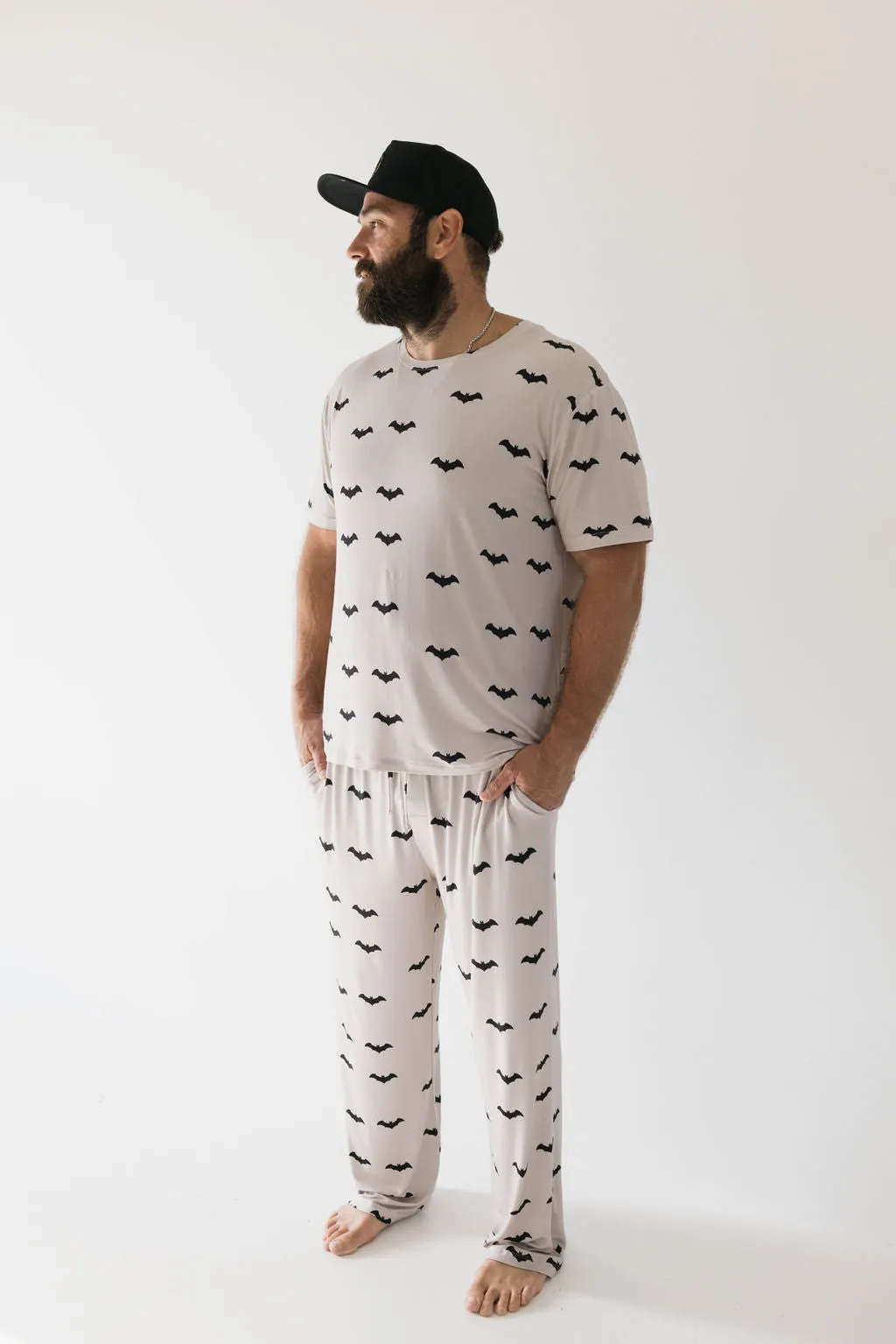 Adult Bamboo Short Sleeve Pajamas | It's Bats!