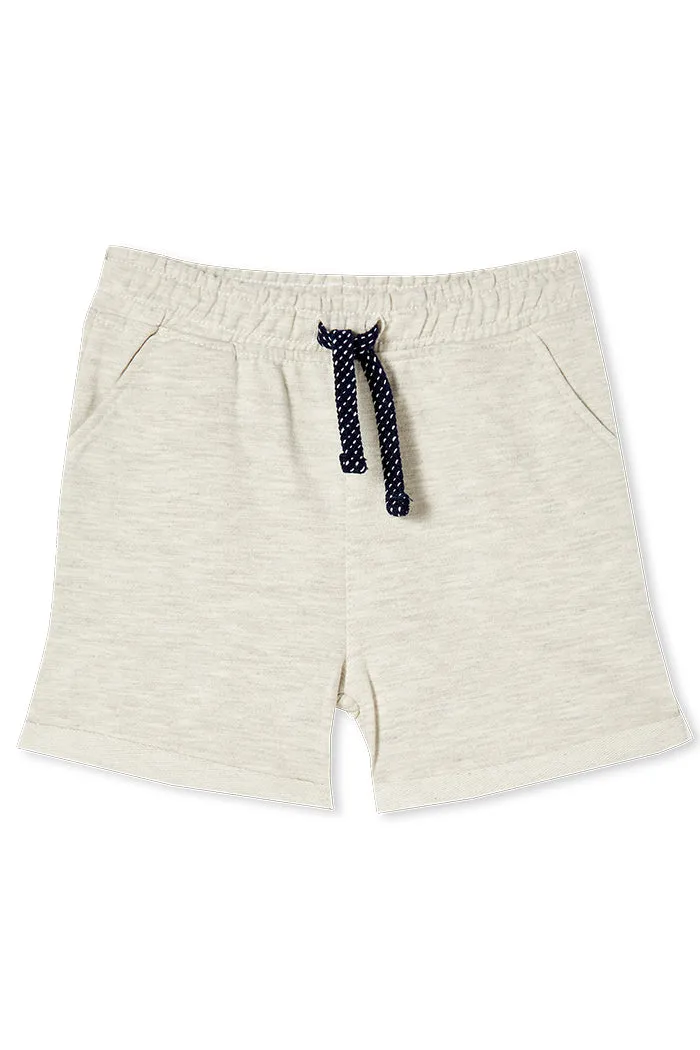 ALMOND FLEECE SHORT