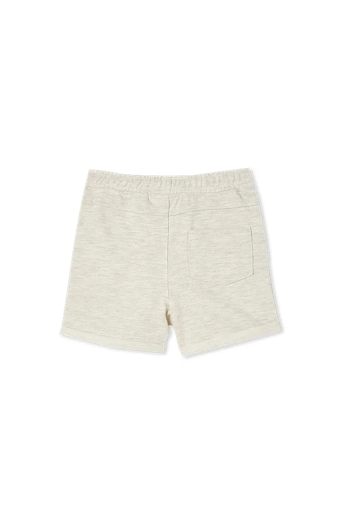 ALMOND FLEECE SHORT