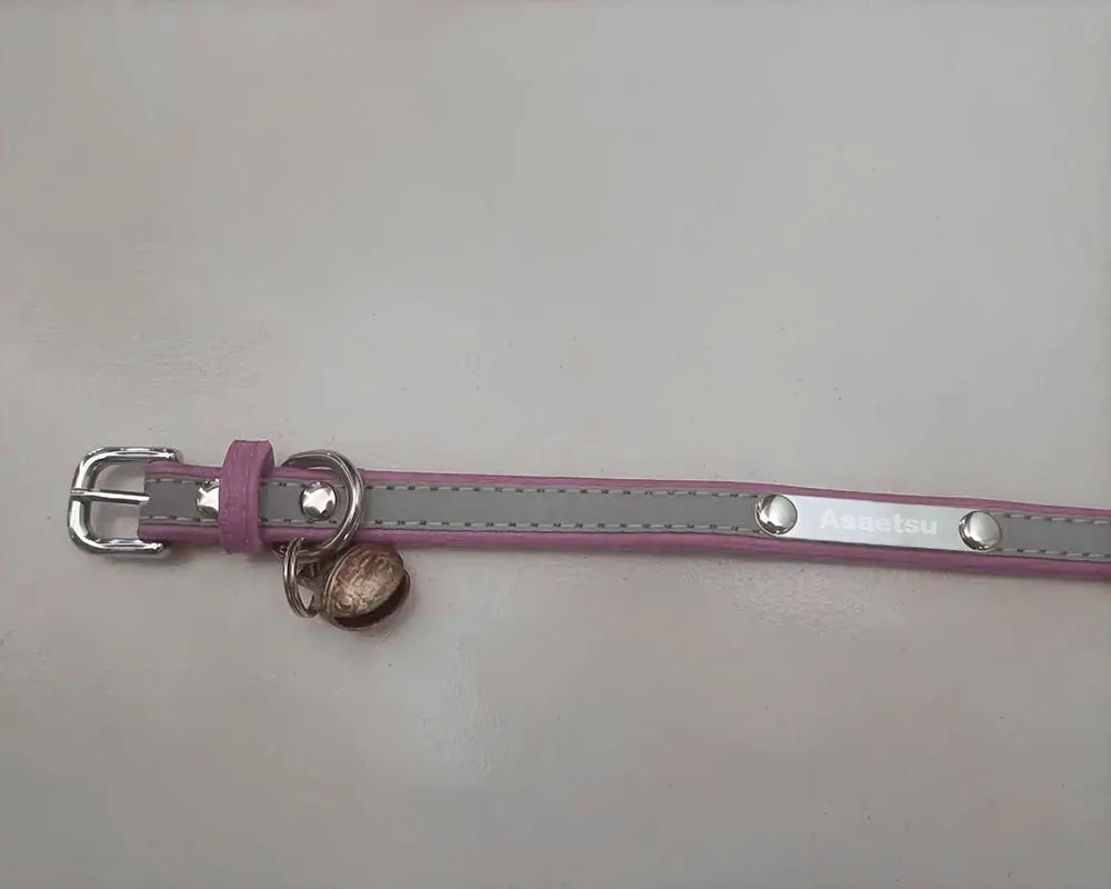 Asaetsu Animal Collar,Comfortable Durable Animal Collar, Pink
