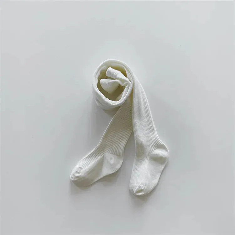 Baby & Toddler Cotton Tights - Warm White