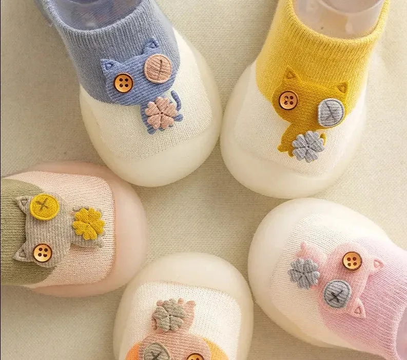 Baby Cartoon Pattern Non-slip Cotton Floor Socks