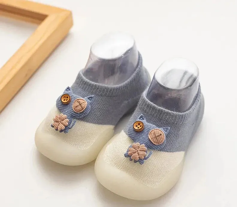 Baby Cartoon Pattern Non-slip Cotton Floor Socks