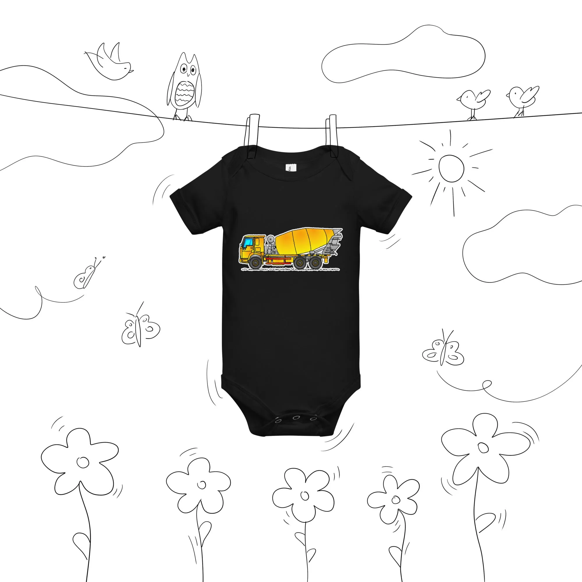 Baby Cement Mixer One Piece
