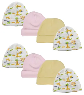 Baby Girl Infant Caps (Pack of 8)