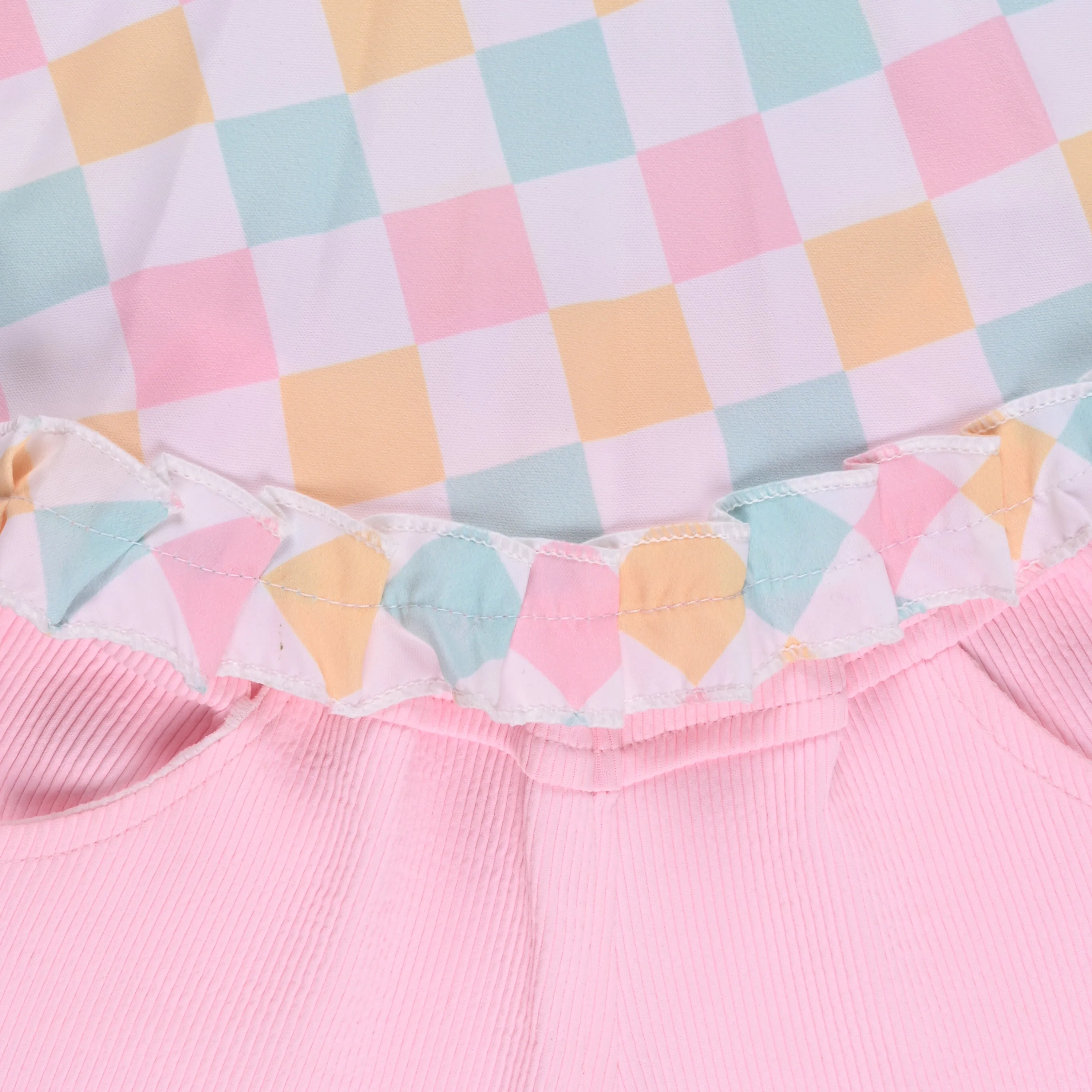 Baby Girls Polka Print Top and Shorts Clothing Set