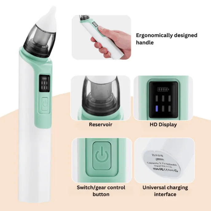 Baby Nose Cleaner – Safe, Gentle Nasal Aspirator for Easy Breathing