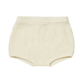 Baby Pointelle Rib Bloomers, Ecru