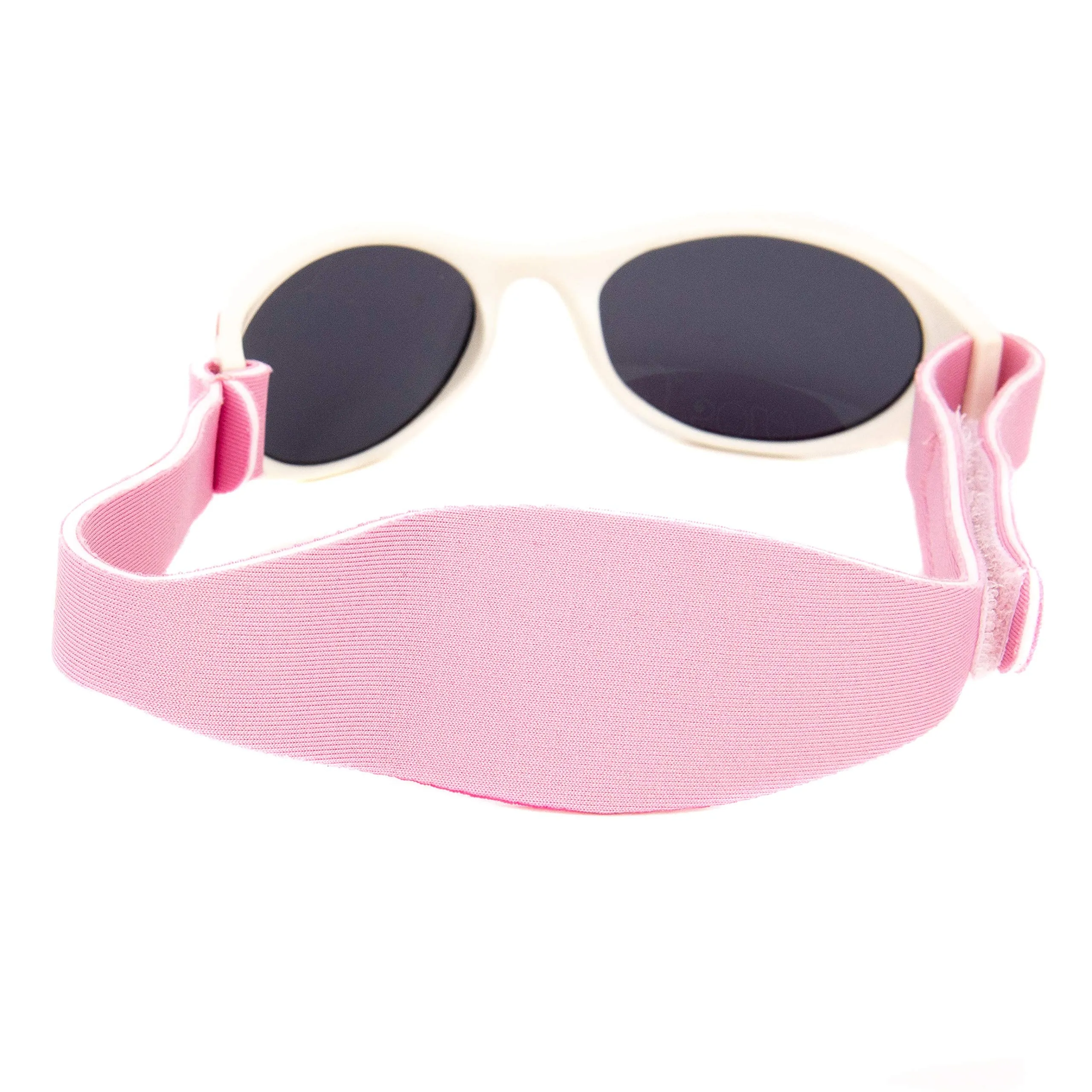 Baby Solo Original Baby Sunglasses Safe, Soft, & Adorable Durable Case Included (0-36 Months, Cutie Pink Heart Frame w/Solid Black Lens) 0-36 Month Cutie Pink Heart Frame w/ Solid Black Lens