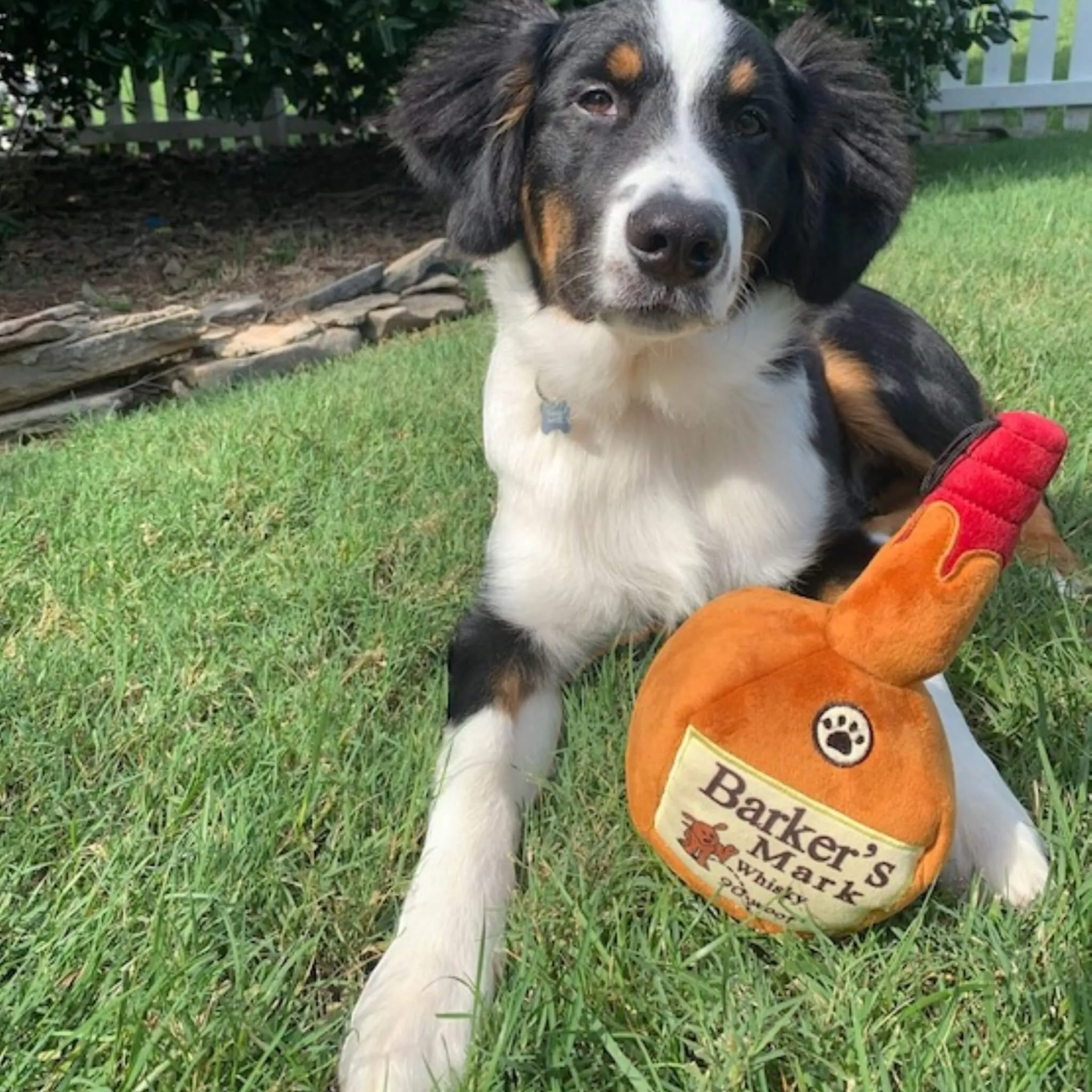 Barker's Mark Plush Dog Toy