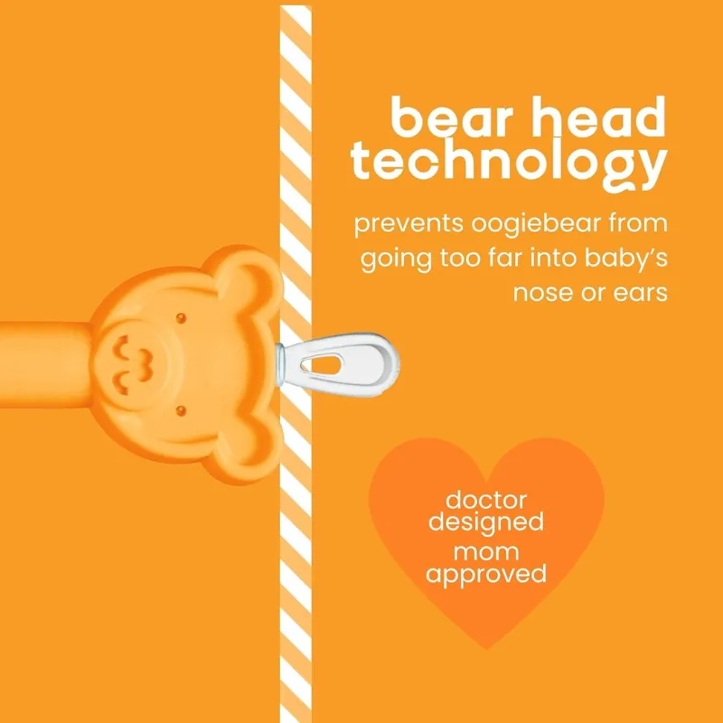 Bear Pair Baby Nose Cleaner & Ear Wax Removal Tool with Nasal Aspirator