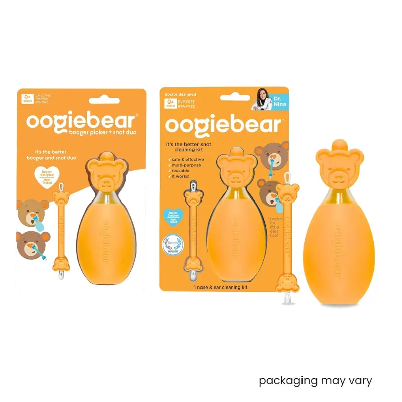 Bear Pair Baby Nose Cleaner & Ear Wax Removal Tool with Nasal Aspirator
