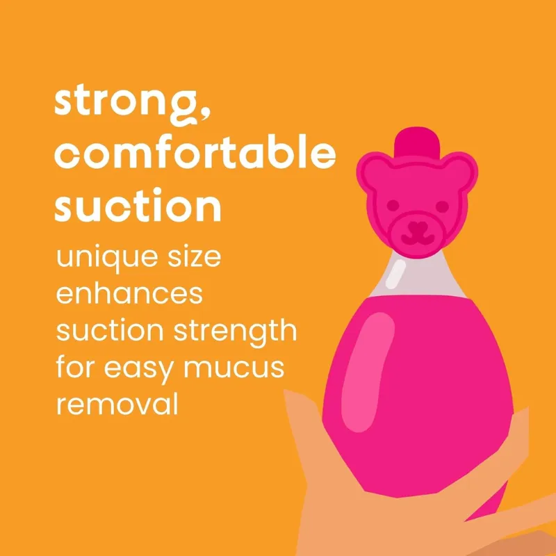 Bear Pair Baby Nose Cleaner & Ear Wax Removal Tool with Nasal Aspirator