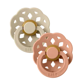 Bibs Boheme Colour Pacifier - Vanilla/Peach