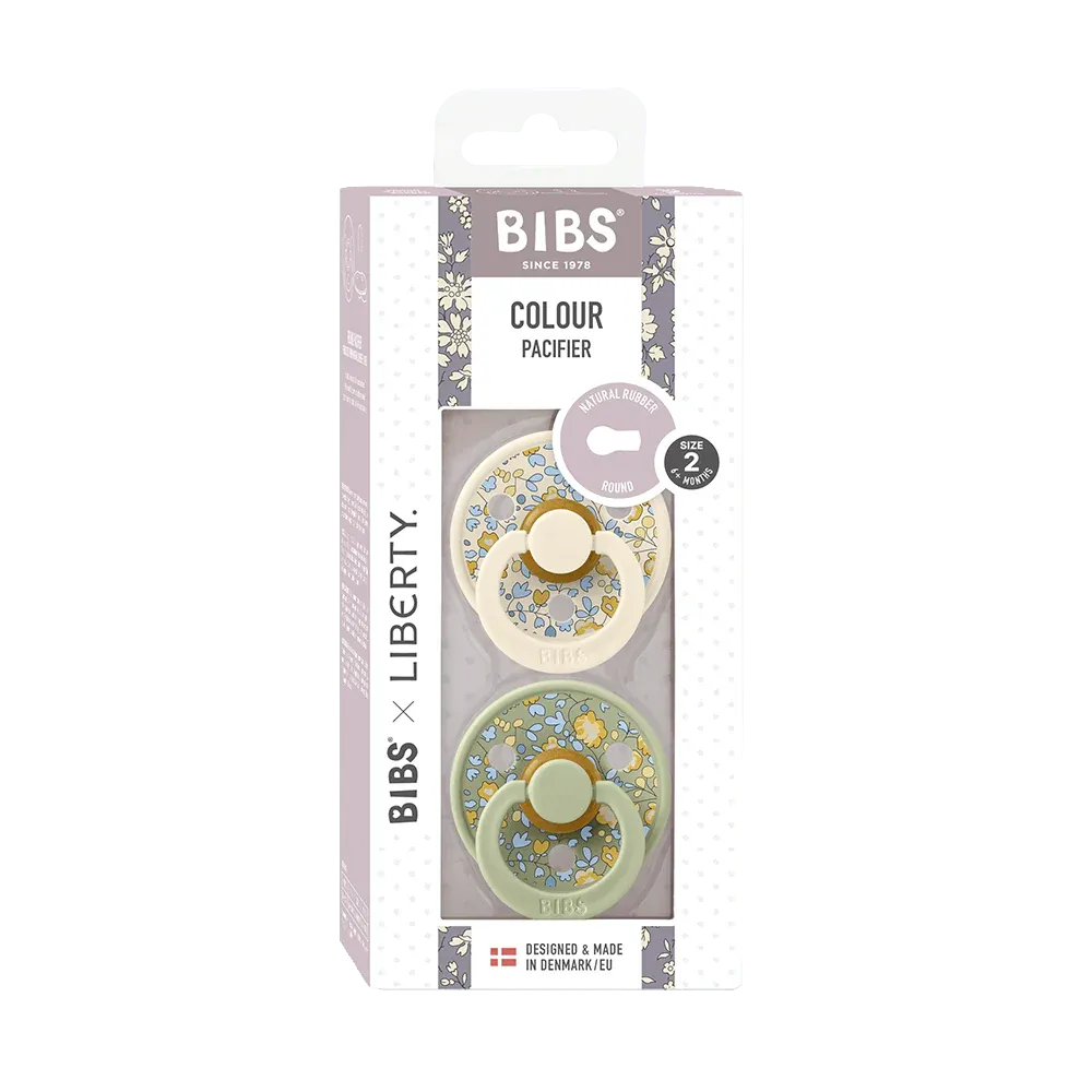 Bibs Liberty Collection Colour Pacifier - Eloise/Sage