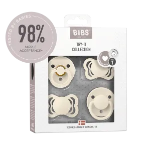 BIBS New Baby Try-It Collection - Ivory