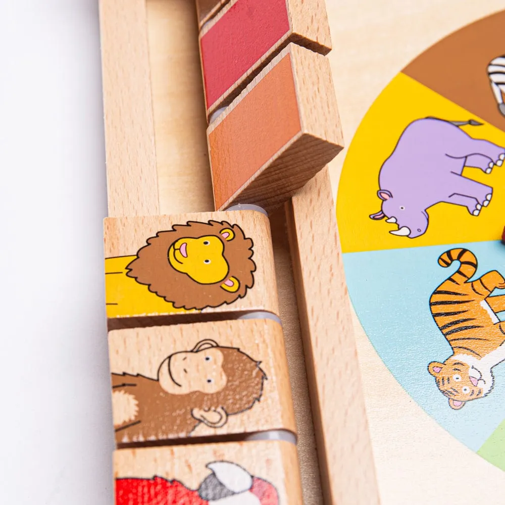 Bigjigs Toys Animal Shut the Box Game