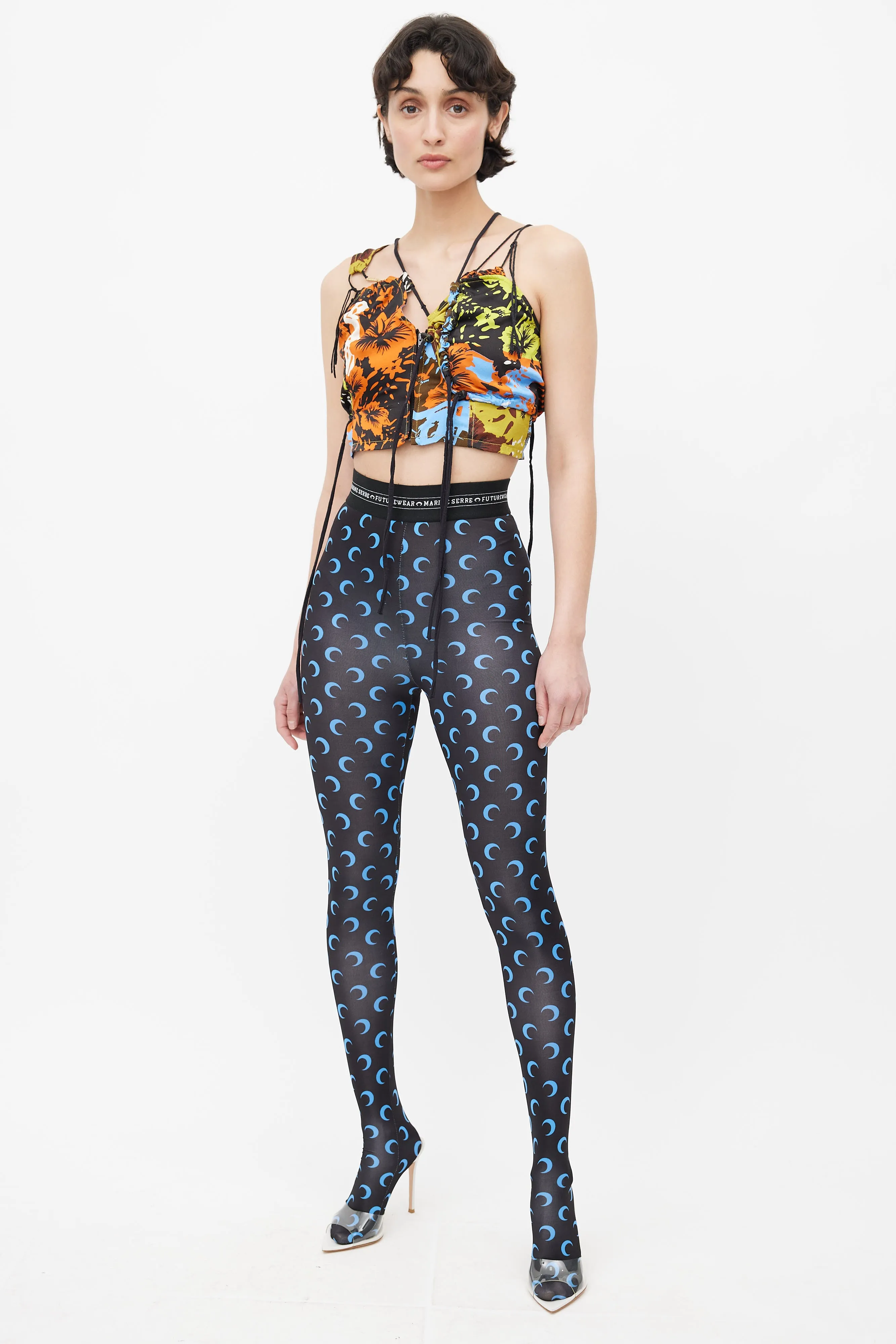 Black & Blue Moon Tights