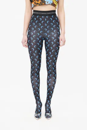 Black & Blue Moon Tights