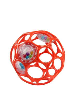 Bright Starts Oball Rattle Easy Grasp Toy Red