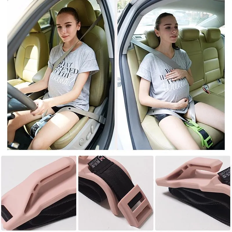 Car seat belt for pregnancy safe