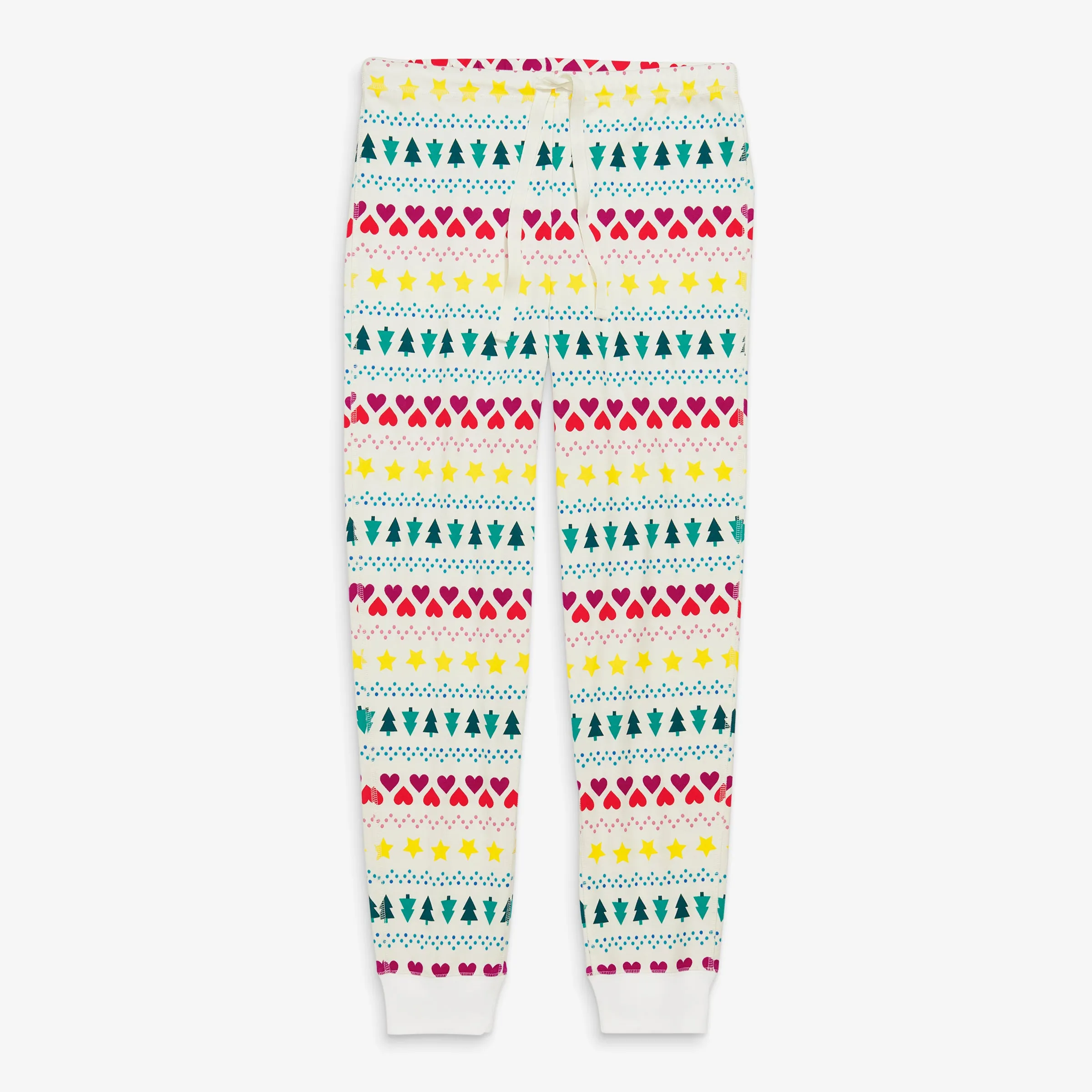 Clearance grown-ups organic pj pant in fair isle (unisex fit)