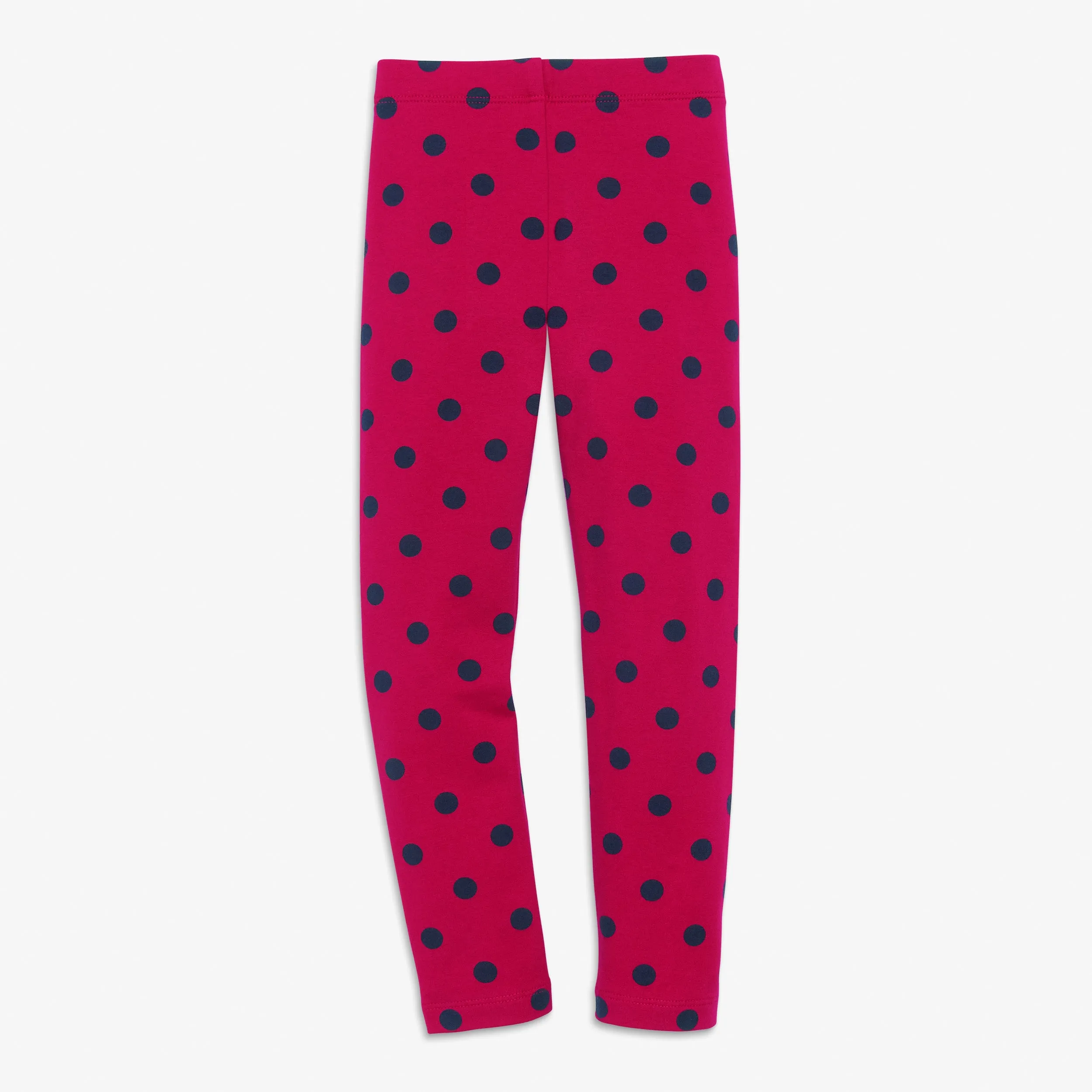 Clearance kids french terry cozy legging in dot