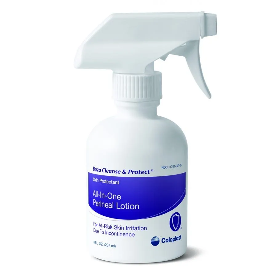 Coloplast Baza Cleanse and Protect Perineal Odor Control Lotion: Unscented, 8 fl oz/237 mL, 1 Count