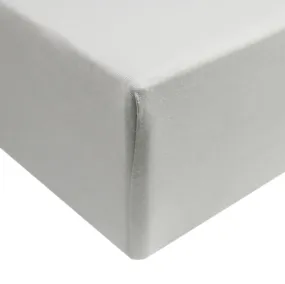 Copper Pearl Premium Knit Fitted Crib Sheet / Stone