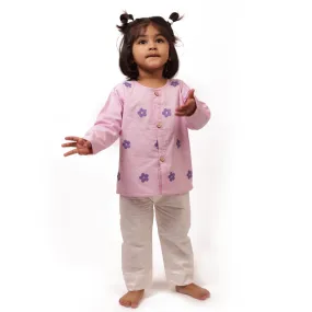 Daisy - Organic Cotton Full Sleeves Jhabla Set