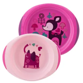 DISH SET 12M  PINK
