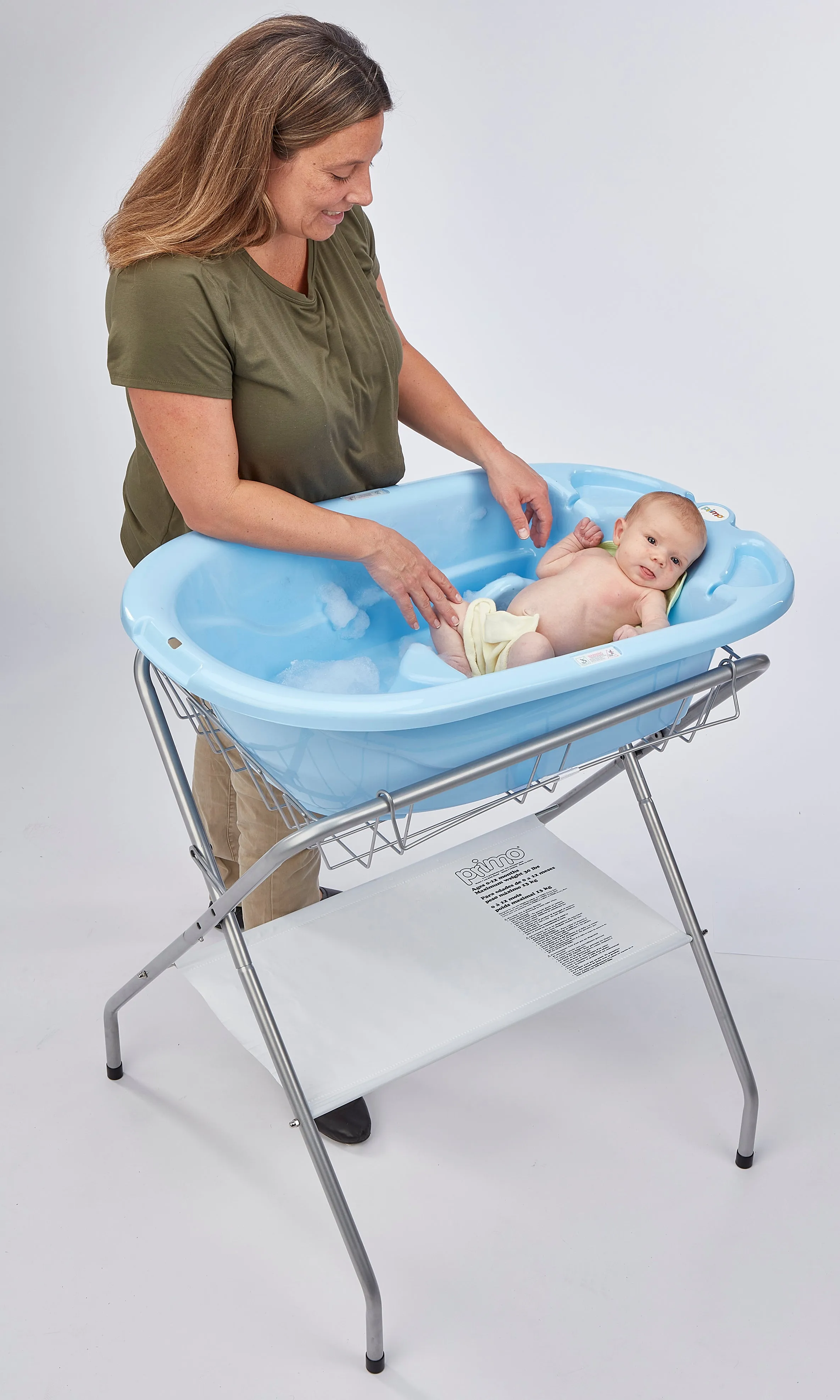 EuroBath With Folding Bath Stand