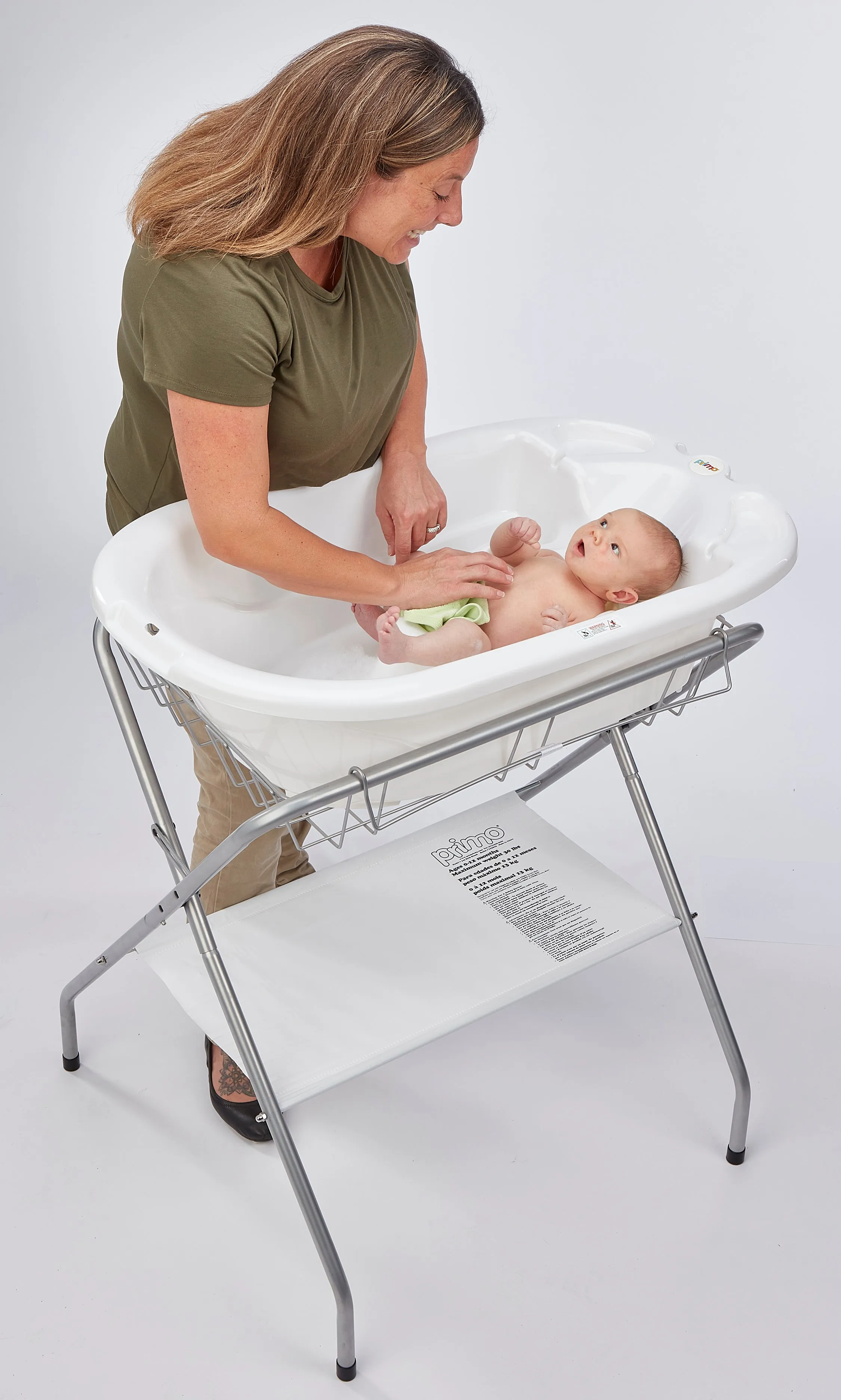 EuroBath With Folding Bath Stand