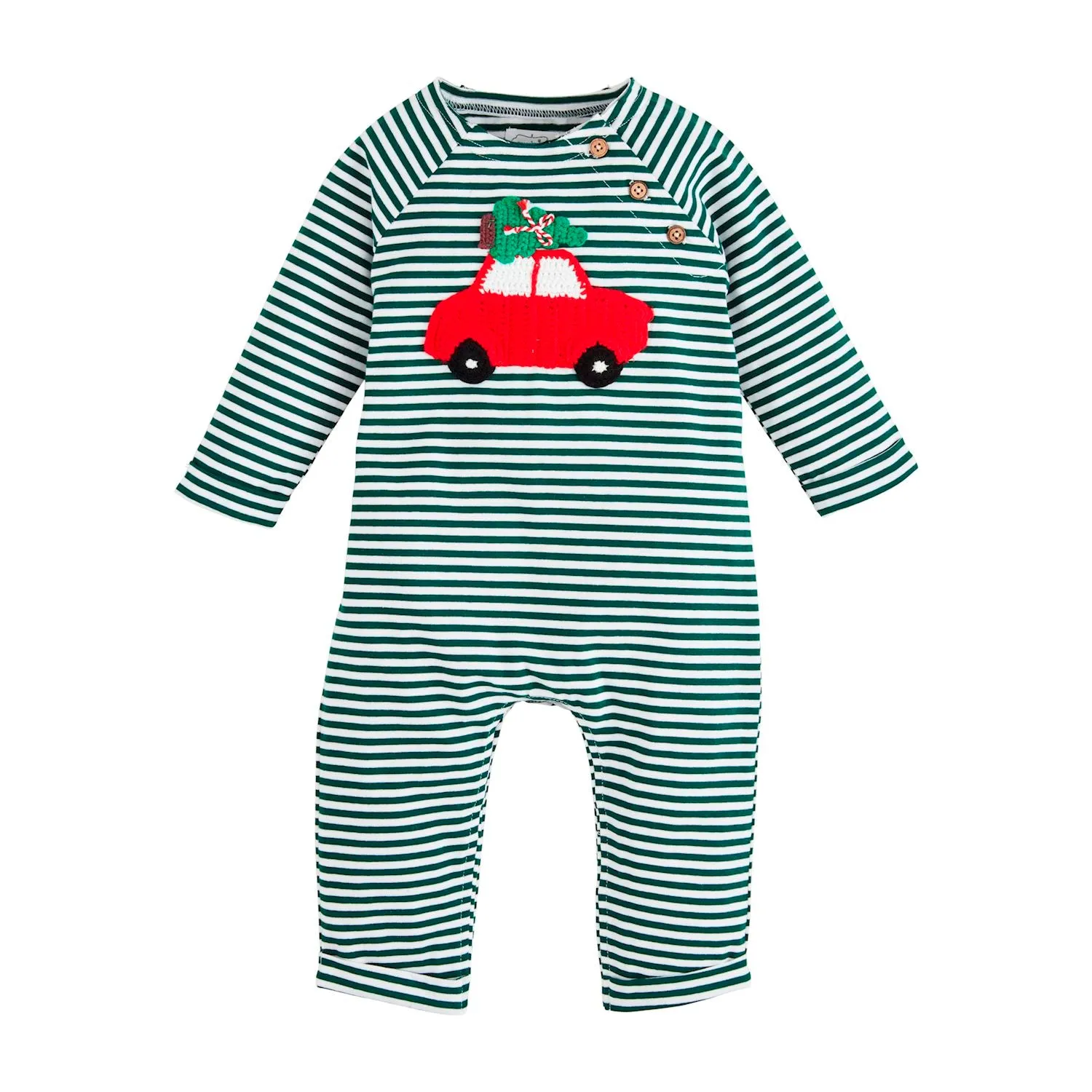 FINAL SALE - Christmas Car Crochet One-Piece