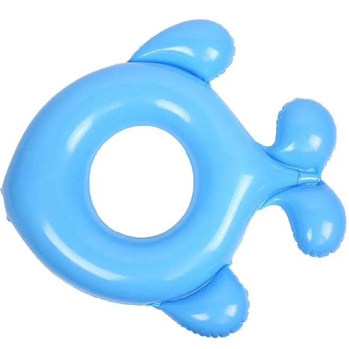 Fish Shape Kids Swimming Ring Seat Boat (Random) - H03048